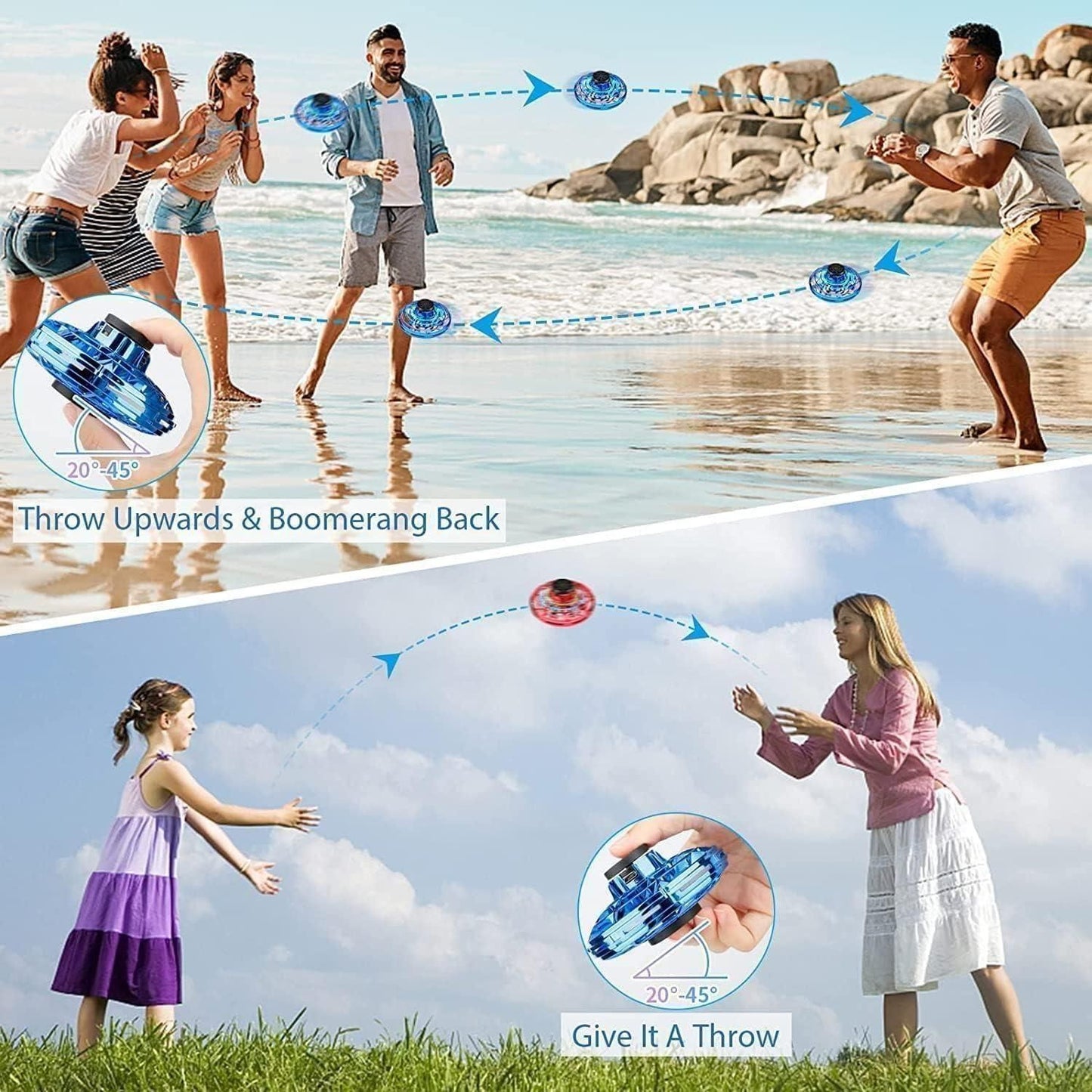 Magic Flying Gyro spinner